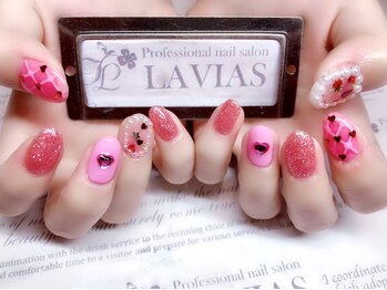 プロフェッショナル ネイルサロン ラヴィアス(LAVIAS)/【ジェル】お好きなアート6本