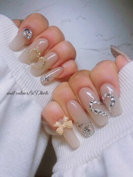 ラドール(La Dhole)/キラキラハートネイル