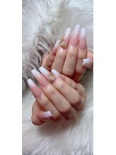 クロスネイル 渋谷店(CROSS nail)/清楚系白グラデーション