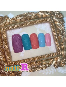 ネイルアール(nail R)/サクマドロップネイルです☆
