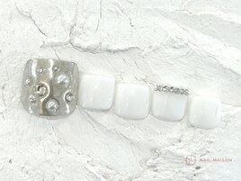 ホワイトシルバーパール￥5980