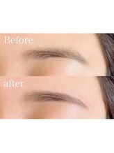 ジャンティーユ(Gentille)/眉毛ワックス/間引き/眉カット