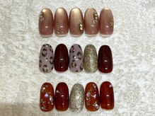 ハユン(hayun)の雰囲気(秋ネイル/パラジェル/ニュアンスネイル)