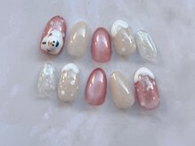 シャーム(CHARME)/溶けかけ雪だるまネイル～2025