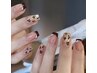 個性人気★ヒョウ柄ネイル☆大人上品♪トレンドプラスデザイン☆7880円☆