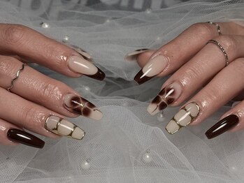 ネム(NEM.)/【カフェラテブラウンネイル】