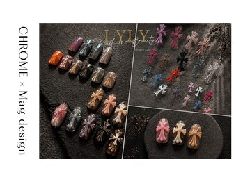 リリー ホリエネイル(LYLY HORIE nail)/クロム×マグ定額アートデザイン