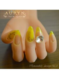 7月限定monthly &nbsp;design No,4