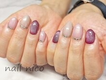 ネイルニコ(nail nico)/ガラスネイル
