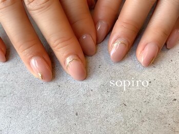 ソピーロ たかのこ店(sopiro)の写真/シンプルな中にも季節感を取り入れたデザインをご提案☆大人女性に人気のシンプル系はSopiroにお任せ♪