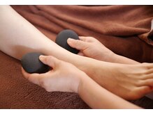 ゆるり(yururi)の雰囲気（夏、冬関わらず人気のホットストーンはお客様満足度良好です。）