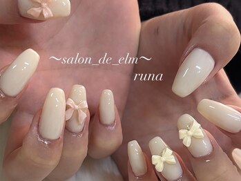 サロンド エルム(salon de elm)/シンプル×リボン