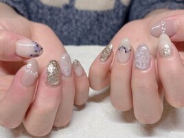 押し花ネイル