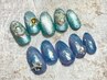 【オフ込】8月サマーネイル¥7920【再来】￥8250
