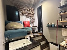 ブルージャムネイル(BLUE.JAM.nail)の雰囲気（フットスペースもゆったり清潔なフットバス付き♪）