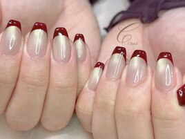 ボルドー/フレンチネイル