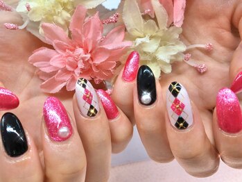 ディーネイル 京橋(D-nail)/立和名/個性派アーガイル!