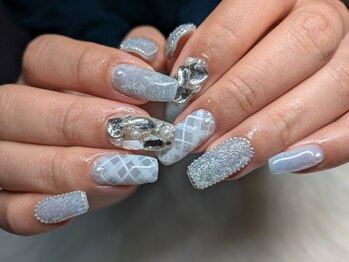 サロンリアンジュ ひたちなか店(Salon Liange)/キラキラネイル