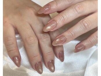 ネイル アヴァンス あべのルシアス店(Nail AVANCE.)/マグネットネイル　shihomi 