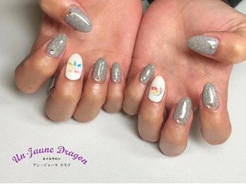アン ジョーヌドラゴ/【自爪ネイル】オーロラネイル