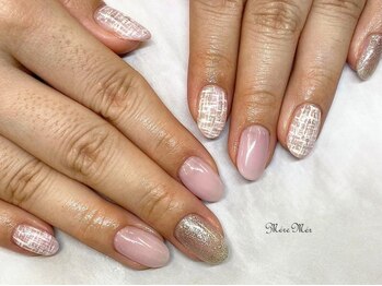 パラジェル認定サロン メールメール 池袋店(MereMer)/ツイードネイル