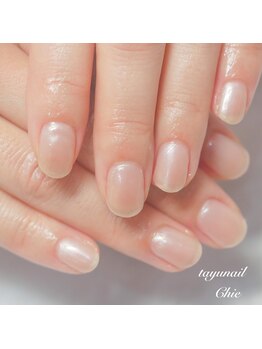 たゆ ネイル(たゆnail)/クリアキラキラネイル☆