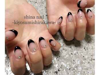シナネイル 清澄白河店(SHINA NAIL)/ブラックフレンチ