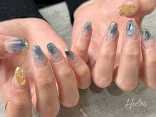 エクラス 銀座(Heclats)/ニュアンスネイル/春ネイル