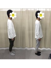 姿勢矯正院/50代男性の本気姿勢改善！