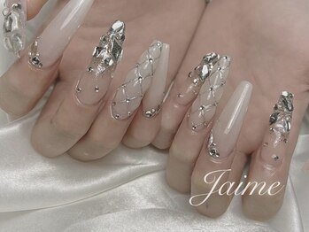 ネイルサロン ジェイム(NAIL SALON Jaime)の写真/《河原町スグ/23時迄》長さを求める方には⇒【スカルプ4本ARTコース/スカルプやりたい放題コース】が◎