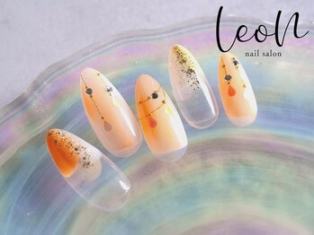 レオン 枚方(LeoN)/5月No.15:月替わり定額ネイル♪