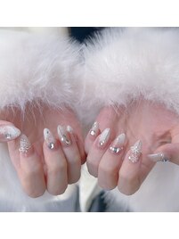 冬ベイビーブーマーネイル