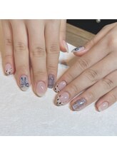 Nail salon Hana-JNEC1級所持/ネイルケア/持ち込み/長さだし/スカルプ/マグネット-/こだわりアート