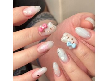 ピュアアンドリッチネイルサロン(Pure&Rich Nail Salon)の写真/韓国デザインもトレンドも！デートがもっと楽しくなる可愛いネイルでモテ可愛GET☆