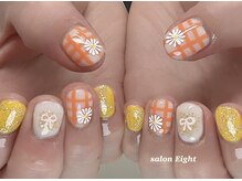 サロン エイト(salon Eight)の雰囲気（定額デザイン》ぷっくりが可愛い「マーガレット」デザイン）