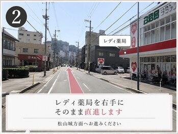 ダイヤモンドトゥルース(Diamond truth)/レディ薬局宮西店を右手に直進