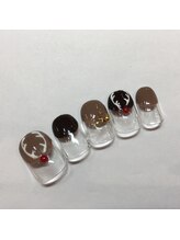 クリスタルネイル ボンベルタ橘店(CRYSTAL NAIL)/クリスマスネイル