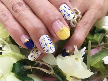 プルミエ ネイル(Premier Nail)/ざっくりしたツイードネイル★