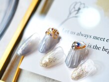 ナチュラボ ネイル(NATURA:BO NAIL)/ビジューネイル(ニュアンス)