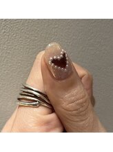 オマモリ ネイル 心斎橋店(omamori nail)/ハートネイル