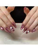 クリア なんば店(Clear)/マグネットネイル×パーツ