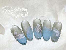 クリスマスネイル¥8980