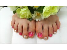 プルミエ ネイル(Premier Nail)/ローズピンクフットネイル