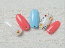 ア ネイル(A nail)/パステル☆ストーン【つけ放題】