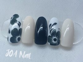 花★手書き★ワンカラー