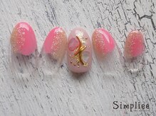 シンプリー 下北沢店(Simpliee)/【HAND】塗りかけデザインネイル