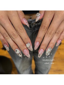 リンドネイル バイ モカ アンド ララ(Lind nail by moca and LaLa)/豹柄ネイル