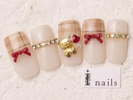 ガーリーチェックリボン10480円