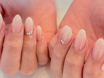 プチリュクス(Petit Luxe)の写真/色混ぜ無料で理想の指先が作れる♪大人女子にもおすすめのシンプルデザインが得意です◎【新津駅徒歩5分】