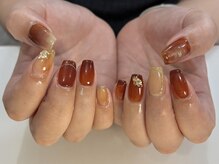 アイネイルズ 心斎橋店(I-nails)/【Lica】ブラウンネイル 心斎橋